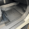 (Toyota Land Cruiser Prado 2010-2023) Pisos Rígidos Calce Perfecto Tipo Bandeja Antiderrame (1era+2da+3era Fila de Asientos)