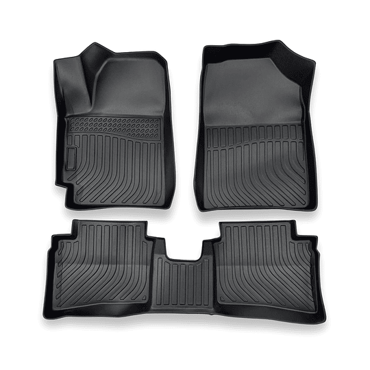 (Hyundai Verna del 2020 al 2023) Pisos Rígidos Calce Perfecto Tipo Bandeja Antiderrame