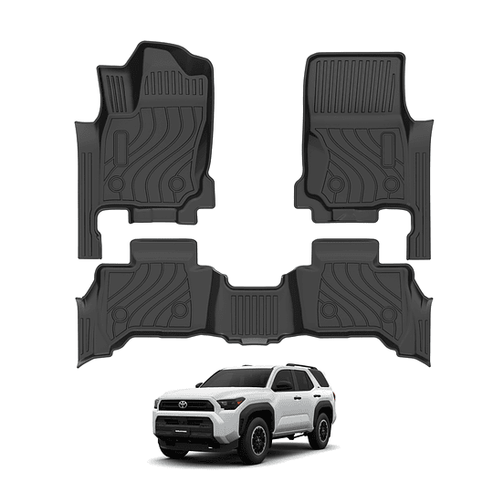 (Toyota 4Runner 2025+) Pisos Rígidos Calce Perfecto Tipo Bandeja Antiderrame