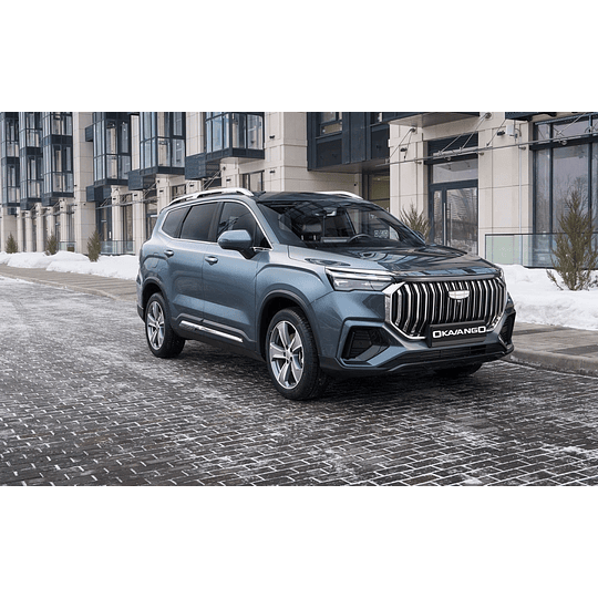 (Geely Okavango 2024+) Pisos Rígidos Calce Perfecto Tipo Bandeja Antiderrame (1era+2da+3era Fila de Asientos)