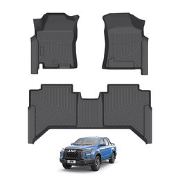 (Jac T9 2024+) Pisos Rígidos Calce Perfecto Tipo Bandeja Antiderrame