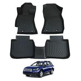 (Subaru Outback 2015-2019) Pisos Rígidos Calce Perfecto Tipo Bandeja Antiderrame