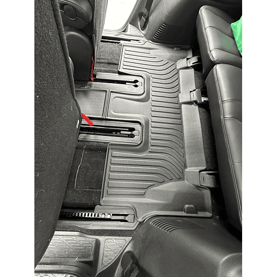 (Hyundai Palisade 2020-2025) Pisos Rígidos Calce Perfecto Tipo Bandeja Antiderrame (1era+2da+3era Fila de Asientos)