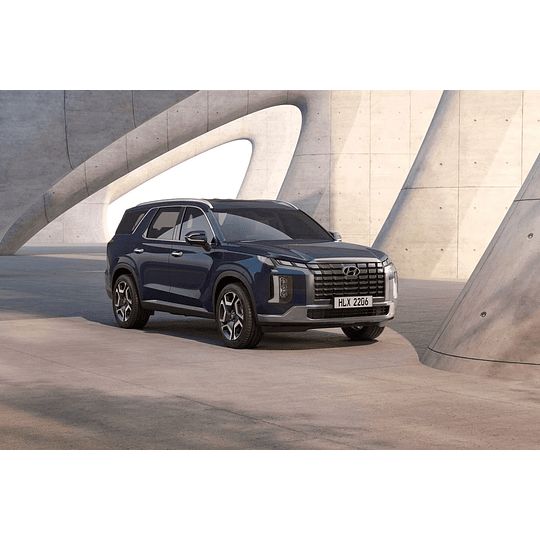 (Hyundai Palisade 2020-2025) Pisos Rígidos Calce Perfecto Tipo Bandeja Antiderrame (1era+2da+3era Fila de Asientos)