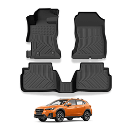 (Subaru XV del 2018 al 2023) Pisos Rígidos Calce Perfecto Tipo Bandeja Antiderrame