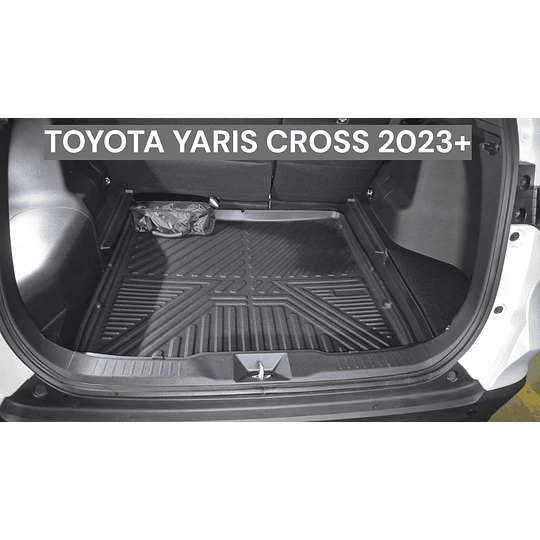 (Toyota Yaris Cross 2023+) Pisos Rígidos Calce Perfecto Tipo Bandeja Antiderrame
