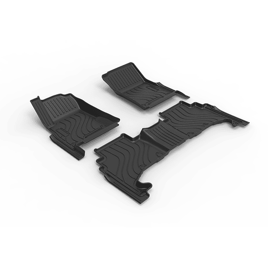 (Kia Tasman 2025+) Pisos Rígidos Calce Perfecto Tipo Bandeja Antiderrame