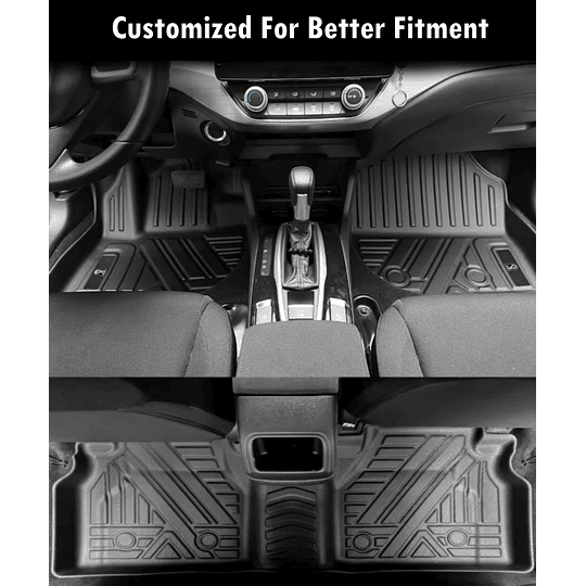 (Kia Tasman 2025+) Pisos Rígidos Calce Perfecto Tipo Bandeja Antiderrame