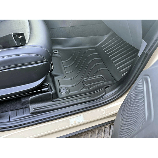 (Kia Tasman 2025+) Pisos Rígidos Calce Perfecto Tipo Bandeja Antiderrame