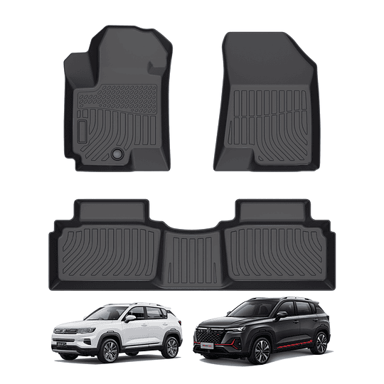 (Changan CS35 Plus 2019-2025+) Pisos Rígidos Calce Perfecto Tipo Bandeja Antiderrame