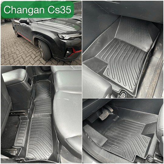 (Changan CS35 Plus 2019-2025+) Pisos Rígidos Calce Perfecto Tipo Bandeja Antiderrame
