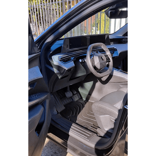 (Peugeot 3008 EV 2026+) Pisos Rígidos Calce Perfecto Tipo Bandeja Antiderrame