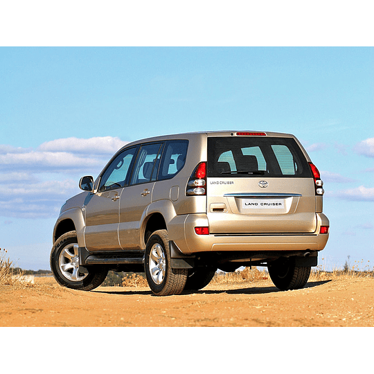 (Toyota Land Cruiser Prado 2002-2009) Pisos Rígidos Calce Perfecto Tipo Bandeja Antiderrame