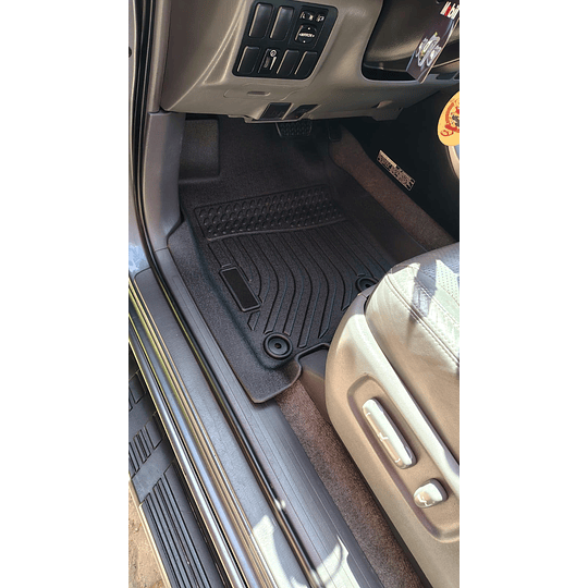(Toyota Land Cruiser Prado 2002-2009) Pisos Rígidos Calce Perfecto Tipo Bandeja Antiderrame
