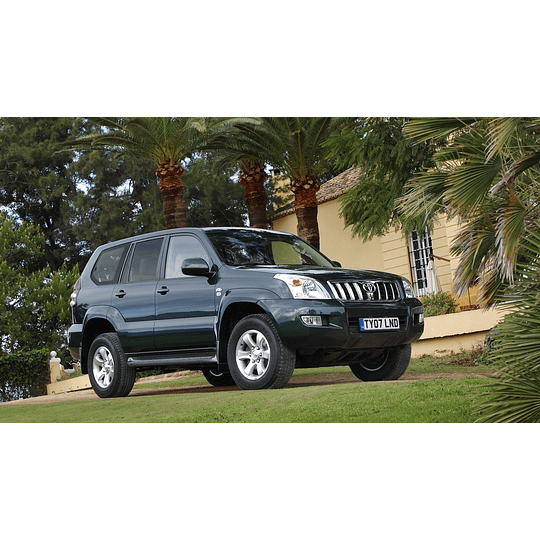 (Toyota Land Cruiser Prado 2002-2009) Pisos Rígidos Calce Perfecto Tipo Bandeja Antiderrame