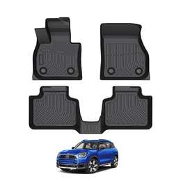 (Mini Countryman 2024+) Pisos Rígidos Calce Perfecto Tipo Bandeja Antiderrame