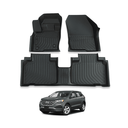 (Ford Edge del 2015-2024) Pisos Rígidos Calce Perfecto Tipo Bandeja Antiderrame