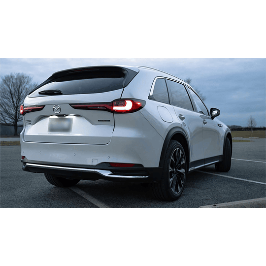 (Mazda CX90 del 2024+) Pisos Rígidos Calce Perfecto Tipo Bandeja Antiderrame (1era+2da+3era Fila de Asientos)