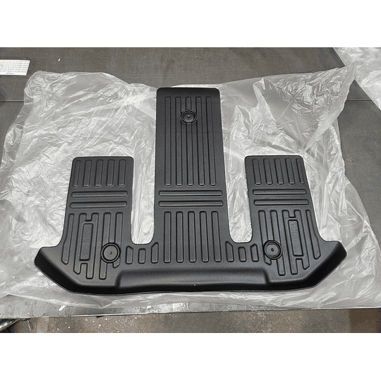 (Mazda CX90 del 2024+) Pisos Rígidos Calce Perfecto Tipo Bandeja Antiderrame (1era+2da+3era Fila de Asientos)