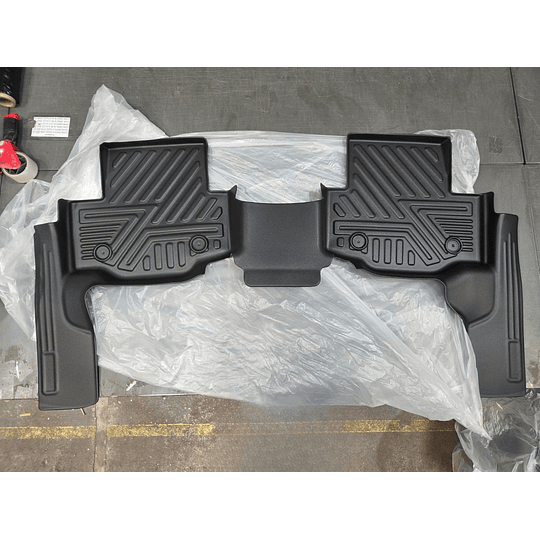 (Mazda CX90 del 2024+) Pisos Rígidos Calce Perfecto Tipo Bandeja Antiderrame (1era+2da+3era Fila de Asientos)