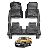 (Toyota FJ Cruiser 2006-2022) Pisos Rígidos Calce Perfecto Tipo Bandeja Antiderrame
