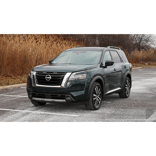 (Nissan Pathfinder 2022-2026+) Pisos Rígidos Calce Perfecto Tipo Bandeja Antiderrame (1era+2da+3era Fila de Asientos)