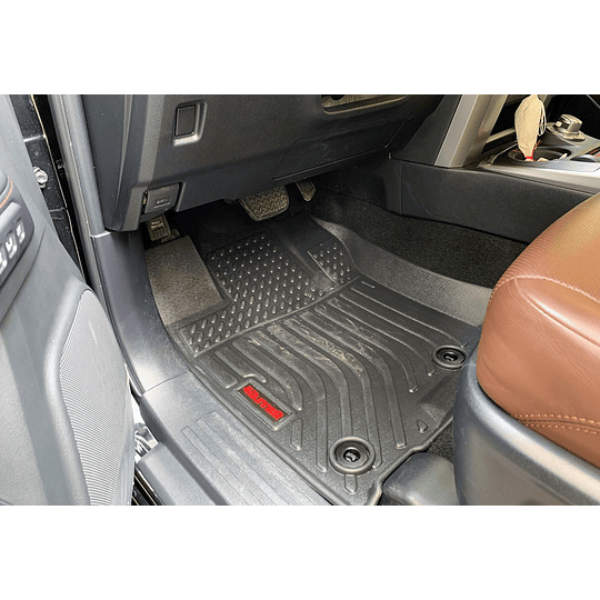 (Toyota 4Runner 2010-2024) Pisos Rígidos Calce Perfecto Tipo Bandeja Antiderrame (1era+2da+3era Fila de Asientos)