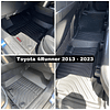 (Toyota 4Runner 2010-2024) Pisos Rígidos Calce Perfecto Tipo Bandeja Antiderrame (1era+2da+3era Fila de Asientos)