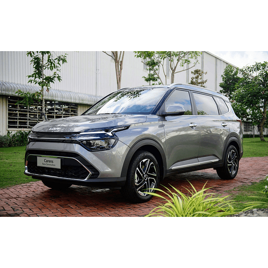 (Kia Carens 2022-2025+) Pisos Rígidos Calce Perfecto Tipo Bandeja Antiderrame (1era+2da+3era Fila de Asientos)