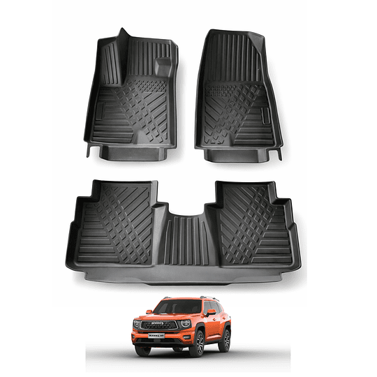 (Haval H7 2025+) Pisos Rígidos Calce Perfecto Tipo Bandeja Antiderrame