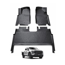 (Foton V7 2025+) Pisos Rígidos Calce Perfecto Tipo Bandeja Antiderrame