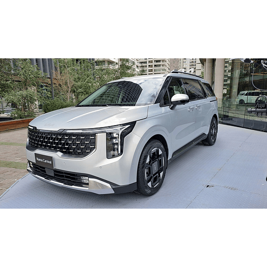 (Kia Carnival 2021-2025+) Pisos Rígidos Calce Perfecto Tipo Bandeja Antiderrame (1era+2da+3era Fila de Asientos)