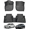 (Honda City 2021-2025) Pisos Rígidos Calce Perfecto Tipo Bandeja Antiderrame
