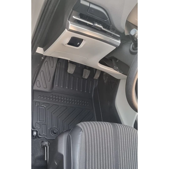 (Kia Carens 2022-2025+) Pisos Rígidos Calce Perfecto Tipo Bandeja Antiderrame (1era+2da+3era Fila de Asientos)