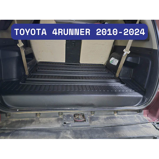 (Toyota 4Runner 2010-2024) Pisos Rígidos Calce Perfecto Tipo Bandeja Antiderrame (1era+2da+3era Fila de Asientos)