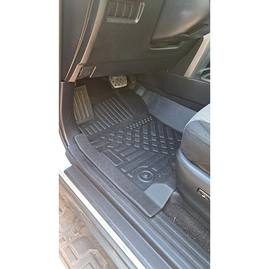 (Toyota 4Runner 2010-2024) Pisos Rígidos Calce Perfecto Tipo Bandeja Antiderrame (1era+2da+3era Fila de Asientos)