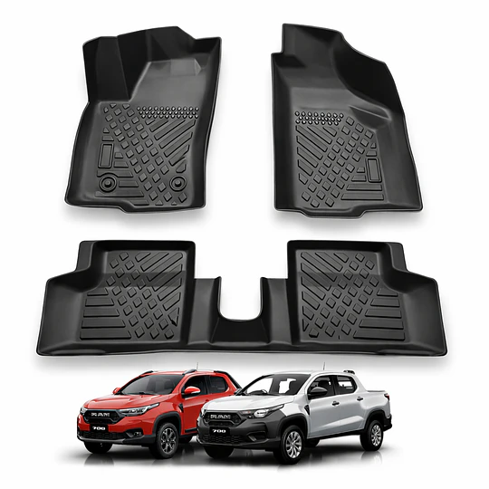 (Ram 700 del 2020-2026+) Pisos Rígidos Calce Perfecto Tipo Bandeja Antiderrame