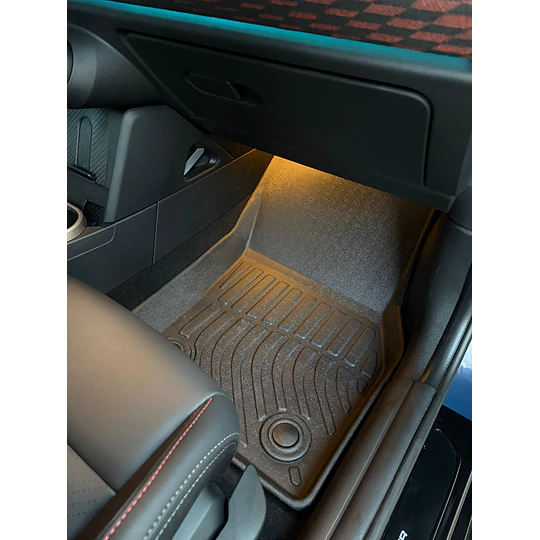 (Mini Cooper 2 Puertas del 2014-2024) Pisos Rígidos Calce Perfecto Tipo Bandeja Antiderrame