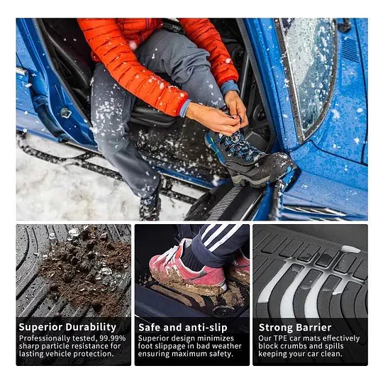 (Mini Cooper 4 Puertas del 2014-2024) Pisos Rígidos Calce Perfecto Tipo Bandeja Antiderrame