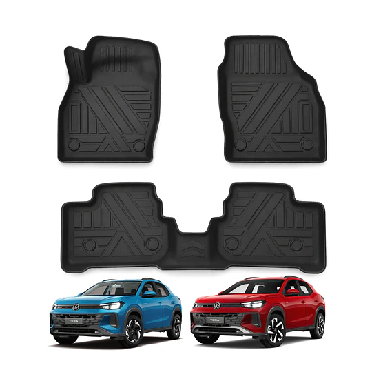 (Volkswagen Tera 2025+) Pisos Rígidos Calce Perfecto Tipo Bandeja Antiderrame