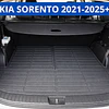 (Kia Sorento 2021-2025+) Pisos Rígidos Calce Perfecto Tipo Bandeja Antiderrame (1era+2da+3era Fila de Asientos)