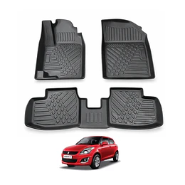(Suzuki Swift 2011-2018) Pisos Rígidos Calce Perfecto Tipo Bandeja Antiderrame
