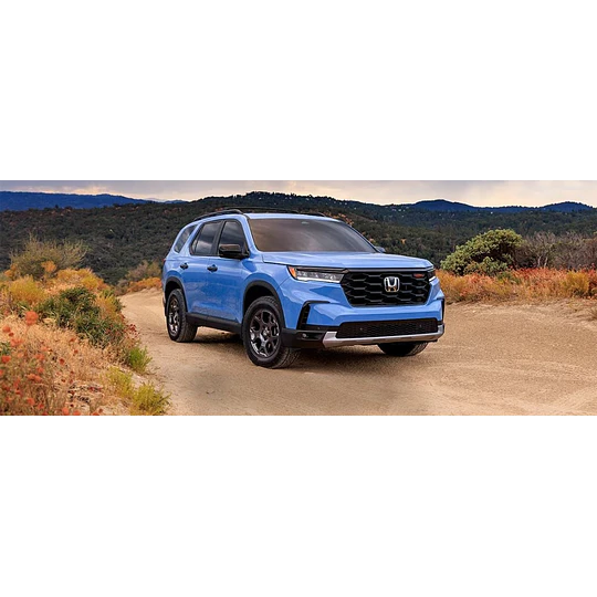 (Honda Pilot 2023-2026+) Pisos Rígidos Calce Perfecto Tipo Bandeja Antiderrame (1era+2da+3era Fila de Asientos)