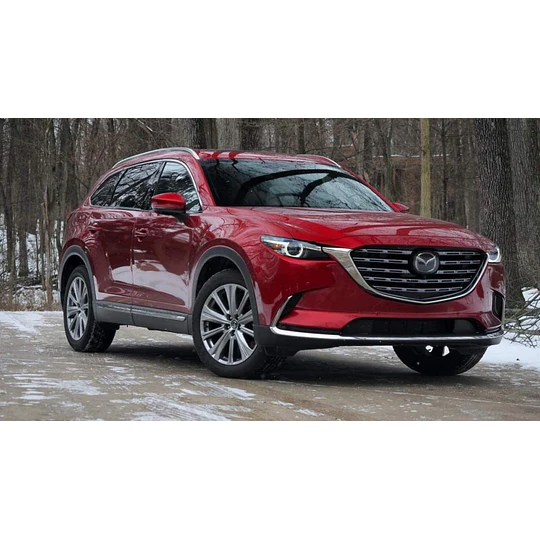 (Mazda CX9 2017+) Pisos Rígidos Calce Perfecto Tipo Bandeja Antiderrame (1era+2da+3era Fila de Asientos)