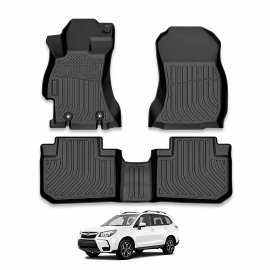 (Subaru Forester 2014-2018) Pisos Rígidos Calce Perfecto Tipo Bandeja Antiderrame