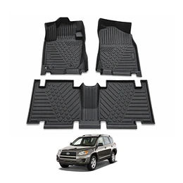 (Toyota Rav4 2006-2012) Pisos Rígidos Calce Perfecto Tipo Bandeja Antiderrame