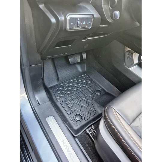 (GWM Haval Dargo 2022-2025+) Pisos Rígidos Calce Perfecto Tipo Bandeja Antiderrame
