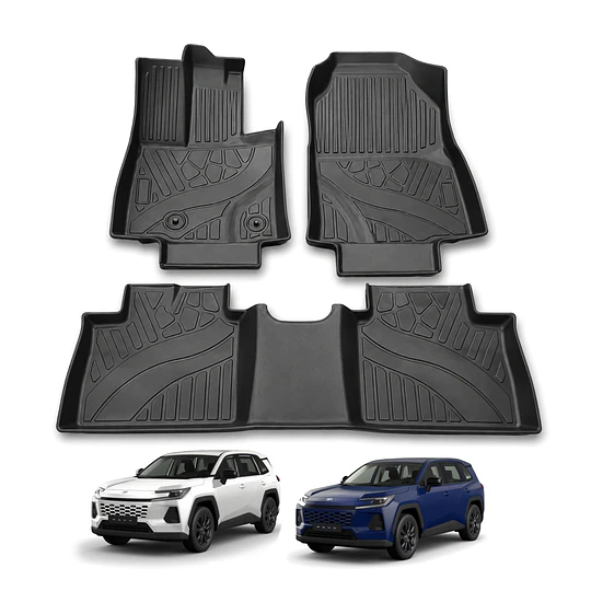 (Toyota Rav4 2026+) Pisos Rígidos Calce Perfecto Tipo Bandeja Antiderrame