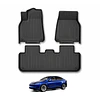 (Tesla Model Y / Juniper 2024+) Pisos Rígidos Calce Perfecto Tipo Bandeja Antiderrame