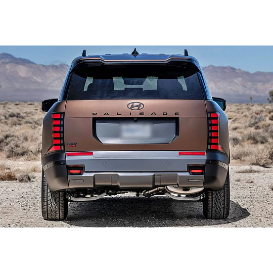 (Hyundai Palisade LX3 2026+) Pisos Rígidos Calce Perfecto Tipo Bandeja Antiderrame (1era+2da+3era Fila de Asientos)